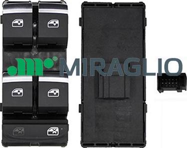 Miraglio 121/ADP76003 - Interruttore, Alzacristallo www.autoricambi360.it