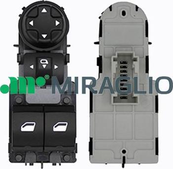 Miraglio 121/PGB76003 - Interruttore, Alzacristallo www.autoricambi360.it