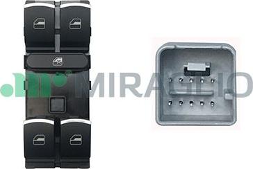 Miraglio 121/VKB76007 - Interruttore, Alzacristallo www.autoricambi360.it
