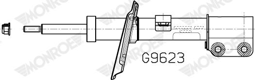 MONROE G9623 - Ammortizzatore www.autoricambi360.it