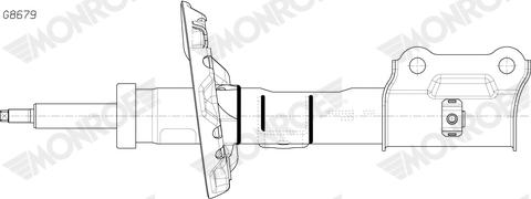 MONROE G8679 - Ammortizzatore www.autoricambi360.it