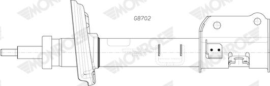 Monroe G8702 - Ammortizzatore www.autoricambi360.it