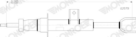 Monroe G2579 - Ammortizzatore www.autoricambi360.it