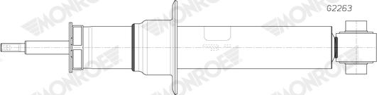 Monroe G2263 - Ammortizzatore www.autoricambi360.it