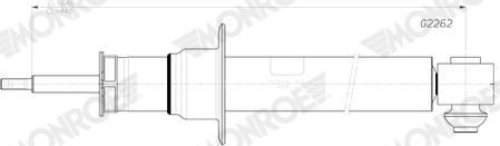 Monroe G2262 - Ammortizzatore www.autoricambi360.it