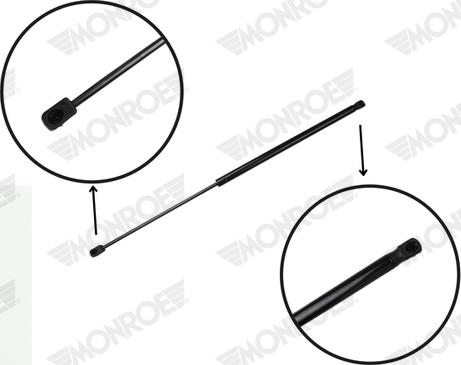MONROE ML6607 - Ammortizatore pneumatico, Cofano bagagli / vano carico www.autoricambi360.it