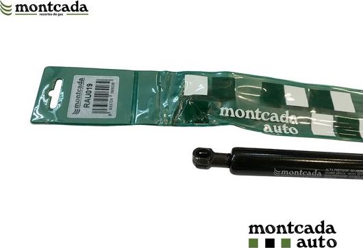 Montcada RAU019 - Ammortizatore pneumatico, Cofano bagagli / vano carico www.autoricambi360.it