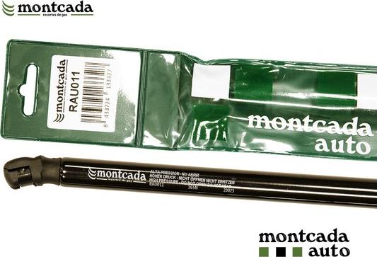Montcada RAU011 - Ammortizzatore pneumatico, Cofano motore www.autoricambi360.it