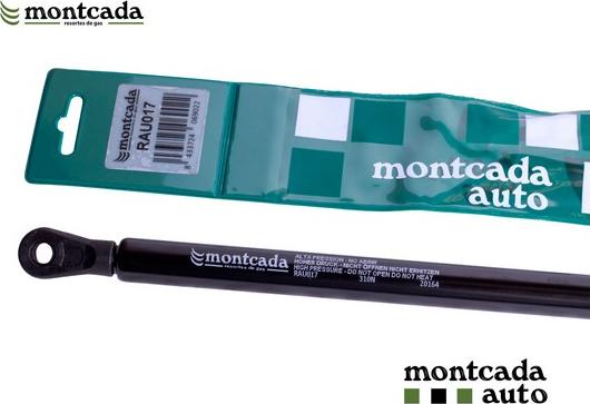 Montcada RAU017 - Ammortizzatore pneumatico, Cofano motore www.autoricambi360.it
