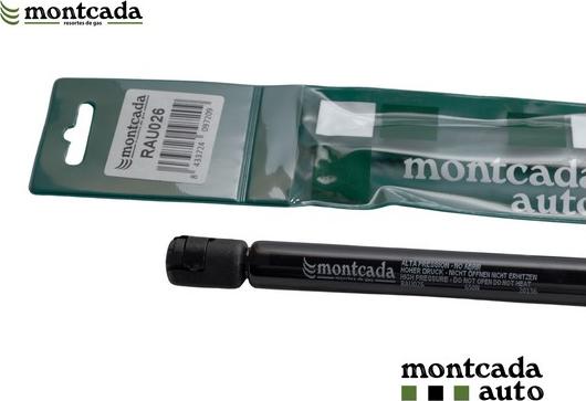 Montcada RAU026 - Ammortizatore pneumatico, Cofano bagagli / vano carico www.autoricambi360.it