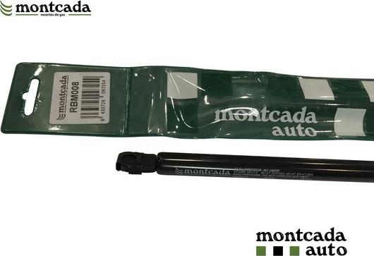 Montcada RBM008 - Ammortizzatore pneumatico, Cofano motore www.autoricambi360.it