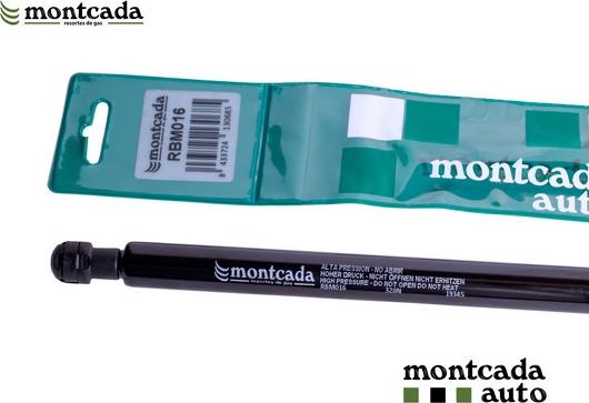 Montcada RBM016 - Ammortizatore pneumatico, Cofano bagagli / vano carico www.autoricambi360.it