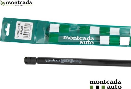 Montcada RFI001 - Ammortizatore pneumatico, Cofano bagagli / vano carico www.autoricambi360.it