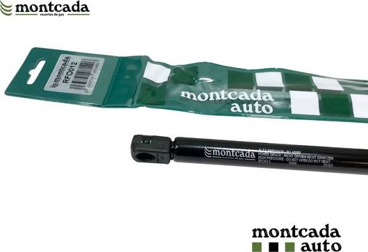 Montcada RFO012 - Ammortizatore pneumatico, Cofano bagagli / vano carico www.autoricambi360.it