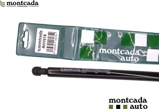 Montcada RHY018 - Ammortizatore pneumatico, Cofano bagagli / vano carico www.autoricambi360.it