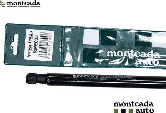 Montcada RME033 - Ammortizatore pneumatico, Cofano bagagli / vano carico www.autoricambi360.it