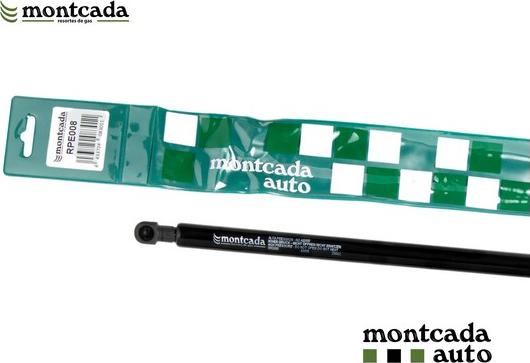 Montcada RPE008 - Ammortizatore pneumatico, Cofano bagagli / vano carico www.autoricambi360.it