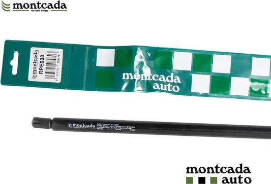 Montcada RPE038 - Ammortizatore pneumatico, Cofano bagagli / vano carico www.autoricambi360.it