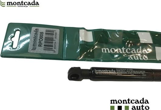 Montcada RPO005 - Ammortizzatore pneumatico, Cofano motore www.autoricambi360.it
