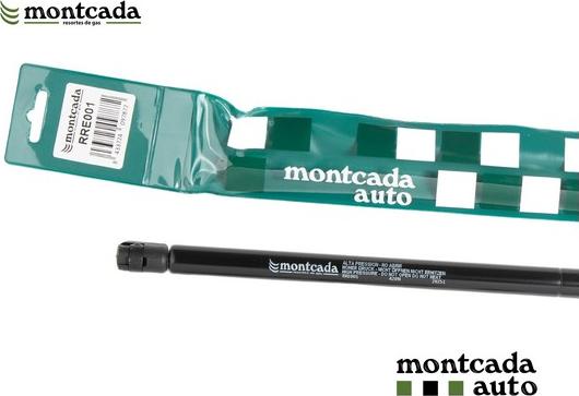 Montcada RRE001 - Ammortizatore pneumatico, Cofano bagagli / vano carico www.autoricambi360.it