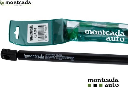 Montcada RSA001 - Ammortizatore pneumatico, Cofano bagagli / vano carico www.autoricambi360.it