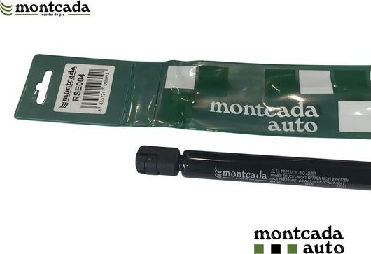Montcada RSE004 - Ammortizatore pneumatico, Cofano bagagli / vano carico www.autoricambi360.it