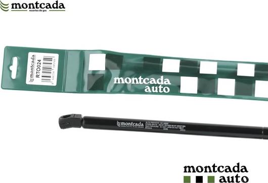Montcada RTO024 - Ammortizatore pneumatico, Cofano bagagli / vano carico www.autoricambi360.it