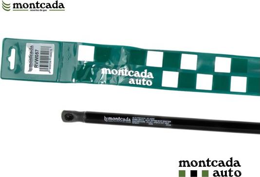Montcada RVW057 - Ammortizatore pneumatico, Cofano bagagli / vano carico www.autoricambi360.it