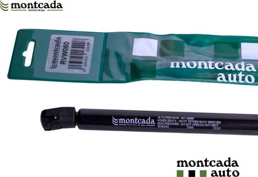 Montcada RVW060 - Ammortizatore pneumatico, Cofano bagagli / vano carico www.autoricambi360.it