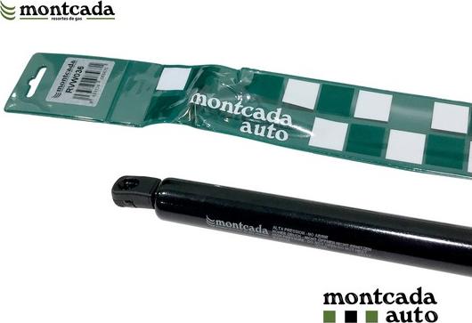 Montcada RVW036 - Ammortizatore pneumatico, Cofano bagagli / vano carico www.autoricambi360.it