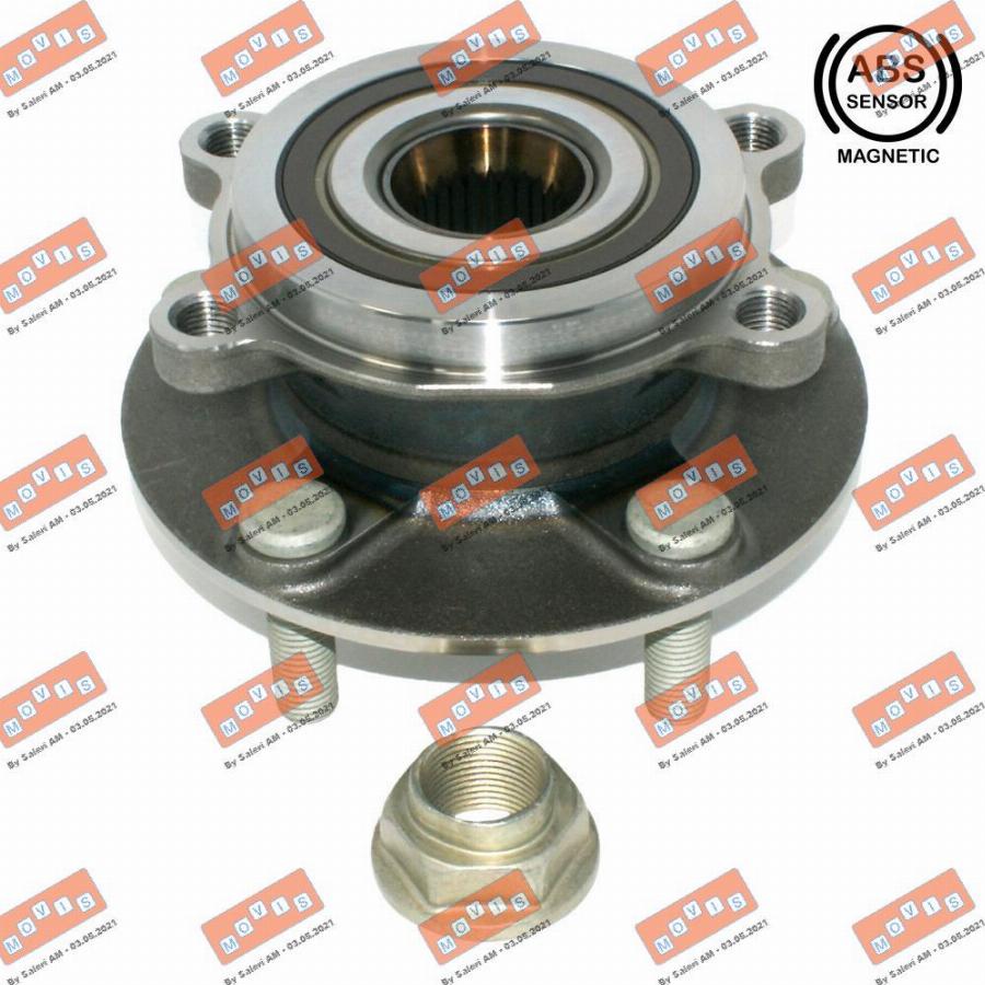 MOVIS ASB2956 - Kit cuscinetto ruota www.autoricambi360.it