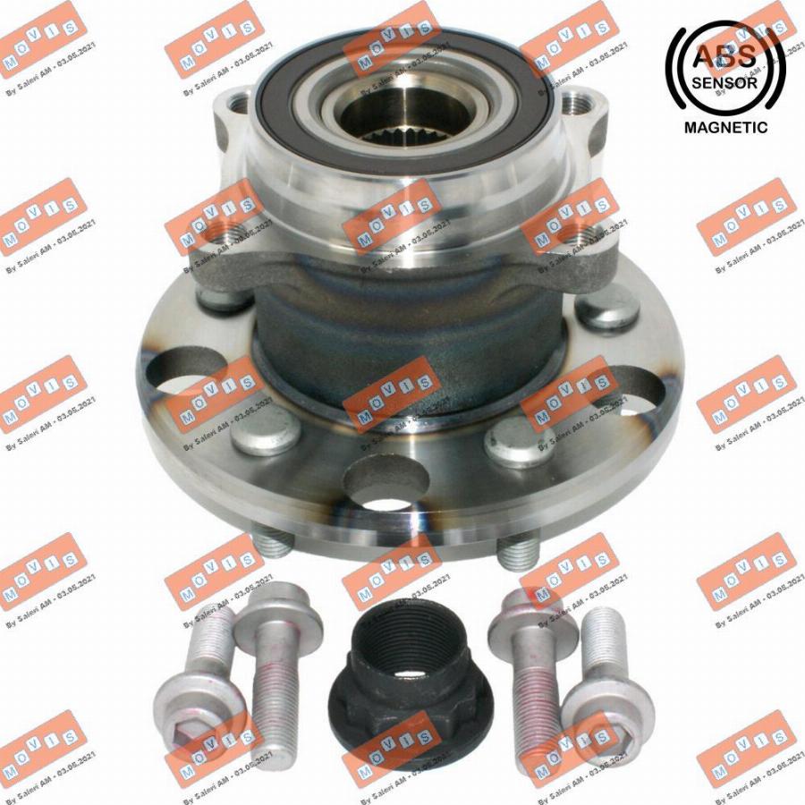 MOVIS ASB2952 - Kit cuscinetto ruota www.autoricambi360.it
