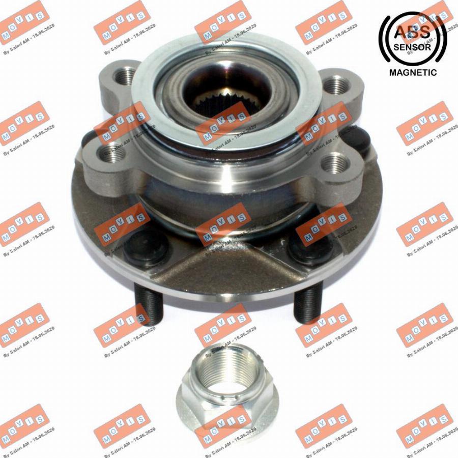 MOVIS ASB2409 - Kit cuscinetto ruota www.autoricambi360.it