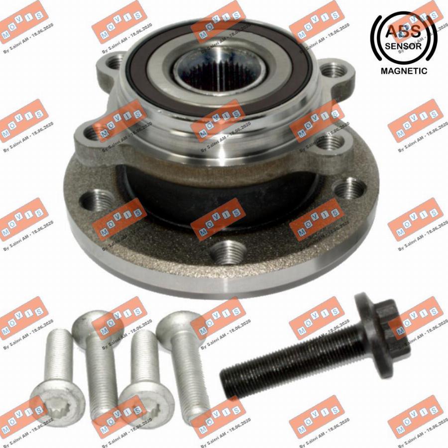 MOVIS ASB2095 - Kit cuscinetto ruota www.autoricambi360.it