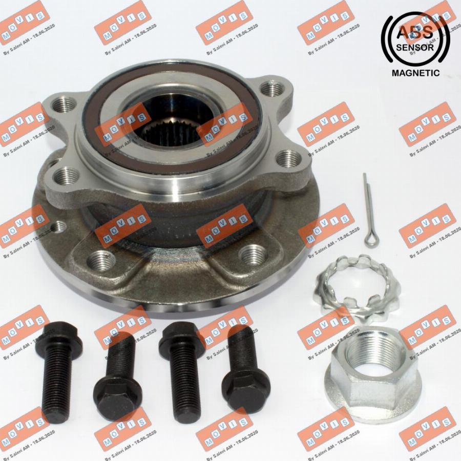 MOVIS ASB2849 - Kit cuscinetto ruota www.autoricambi360.it