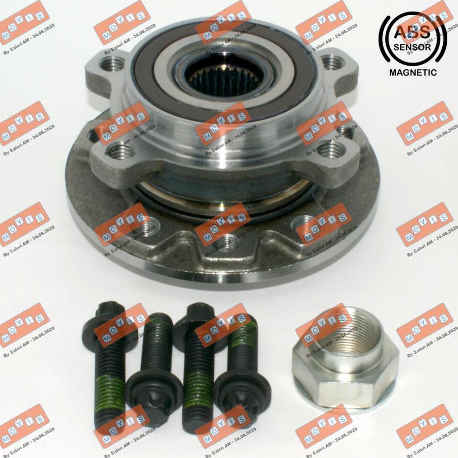 MOVIS ASB2860 - Kit cuscinetto ruota www.autoricambi360.it