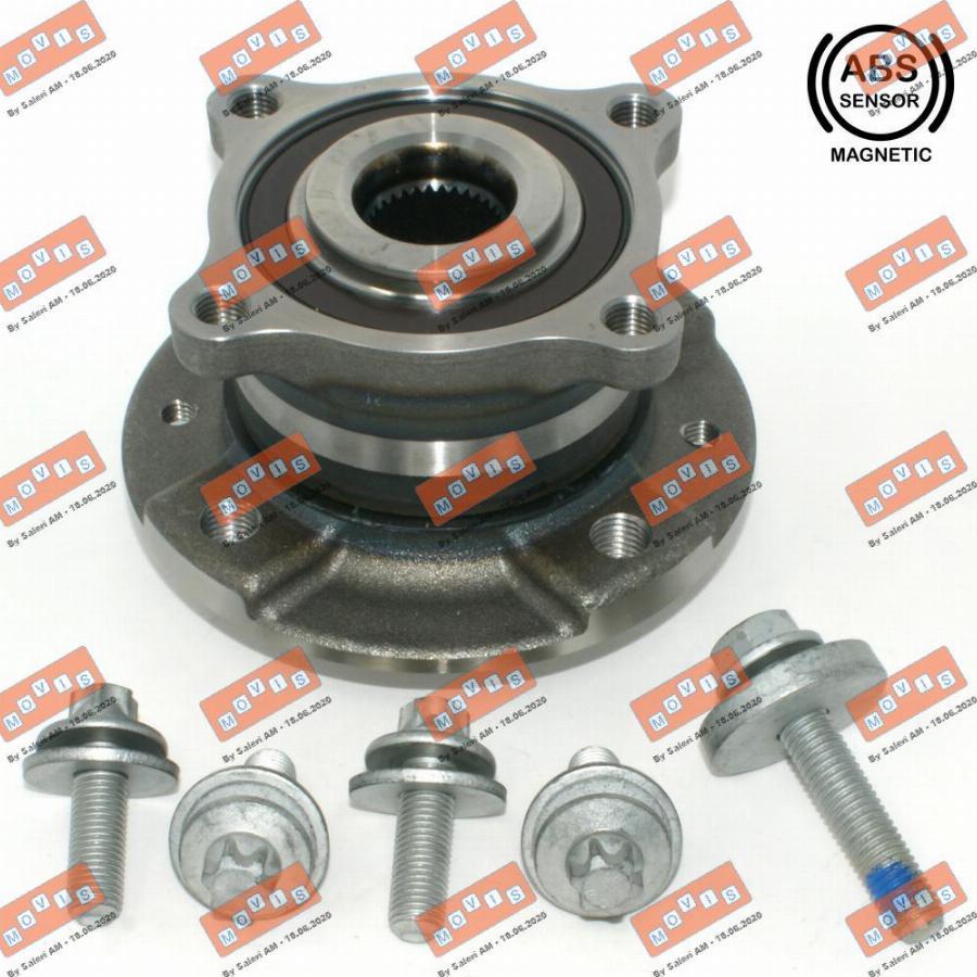 MOVIS ASB2867 - Kit cuscinetto ruota www.autoricambi360.it