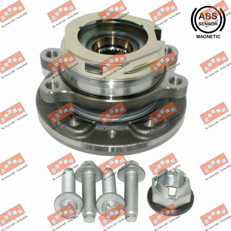 MOVIS ASB2884 - Kit cuscinetto ruota www.autoricambi360.it