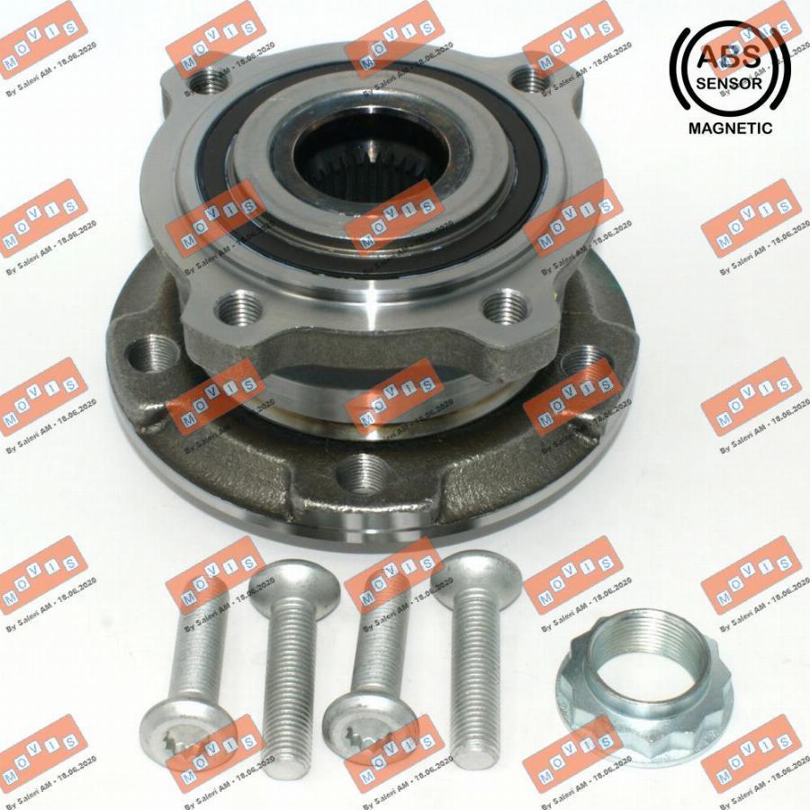 MOVIS ASB2355 - Kit cuscinetto ruota www.autoricambi360.it