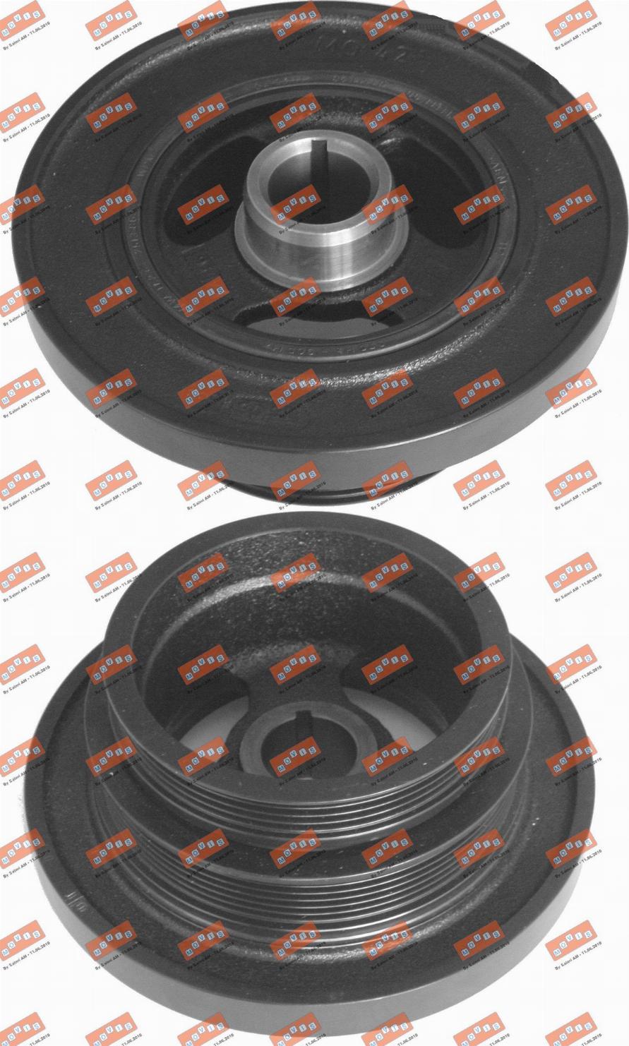 MOVIS AST9029 - Puleggia cinghia, Albero a gomiti www.autoricambi360.it