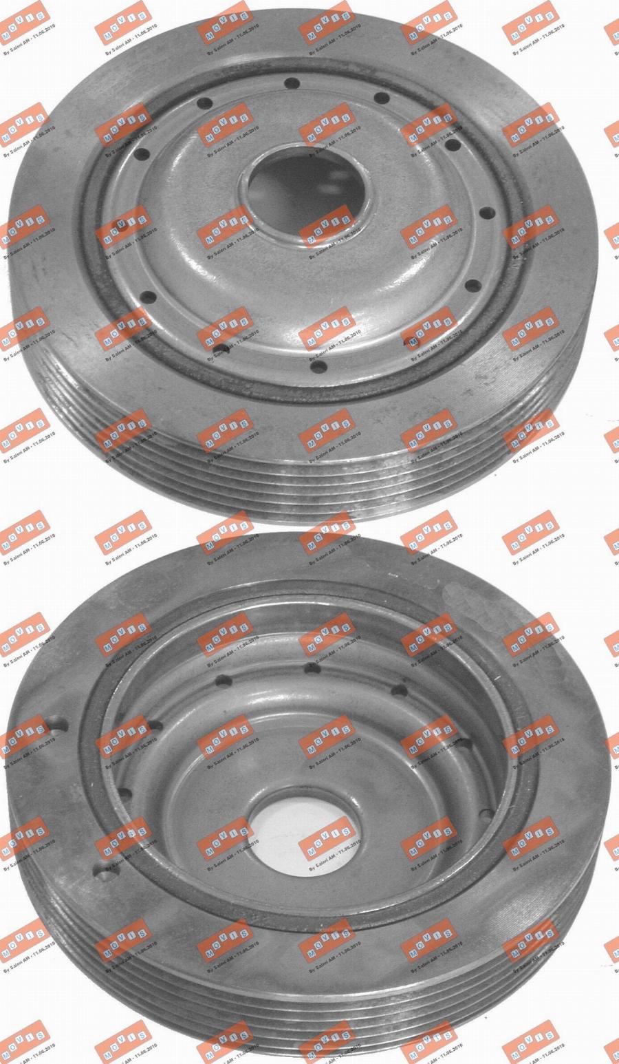 MOVIS AST9102 - Puleggia cinghia, Albero a gomiti www.autoricambi360.it