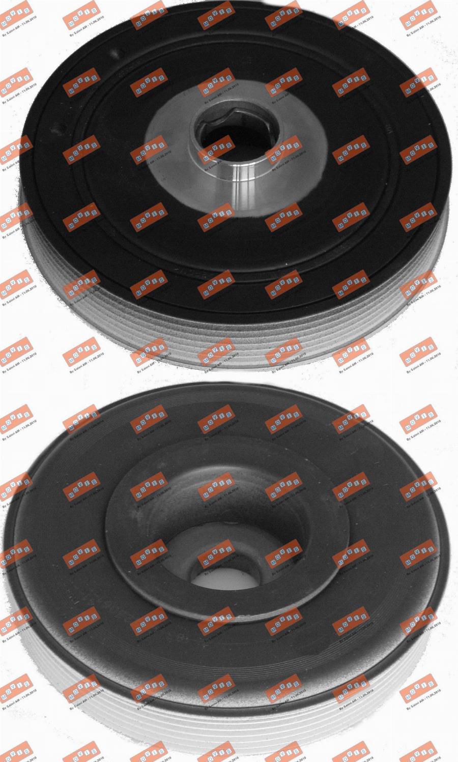 MOVIS AST9124 - Puleggia cinghia, Albero a gomiti www.autoricambi360.it