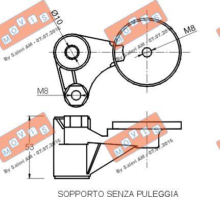 MOVIS AST1779 - Tendicinghia, Cinghia Poly-V www.autoricambi360.it