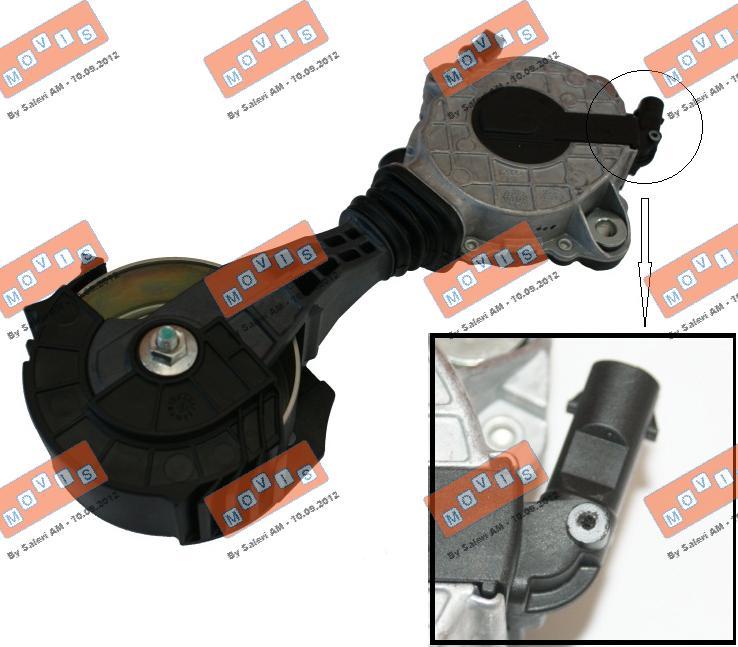 MOVIS AST3554 - Tendicinghia, Cinghia Poly-V www.autoricambi360.it