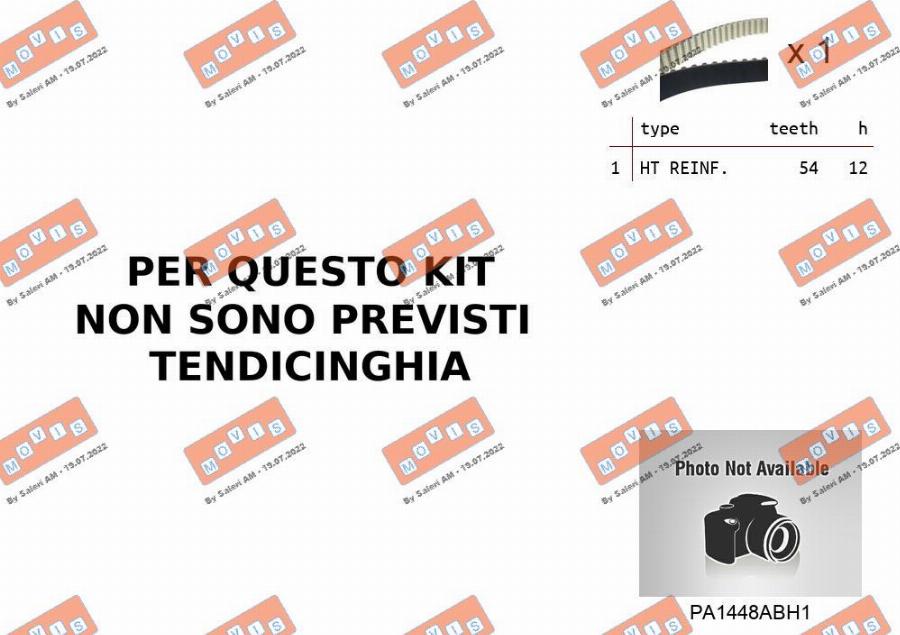 MOVIS ASTK0B05PA3 - Pompa acqua + Kit cinghie dentate www.autoricambi360.it