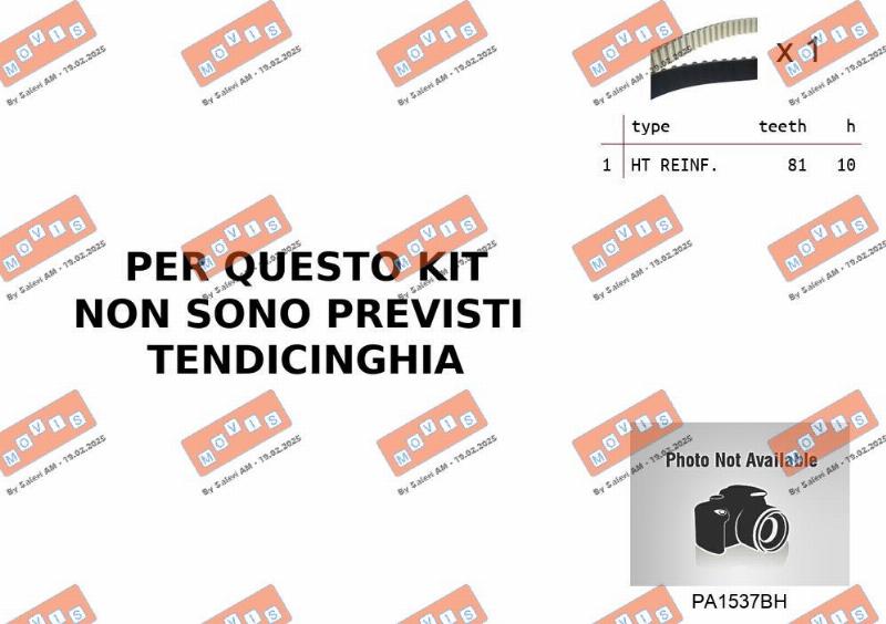 MOVIS ASTK0B02PA5 - Pompa acqua + Kit cinghie dentate www.autoricambi360.it