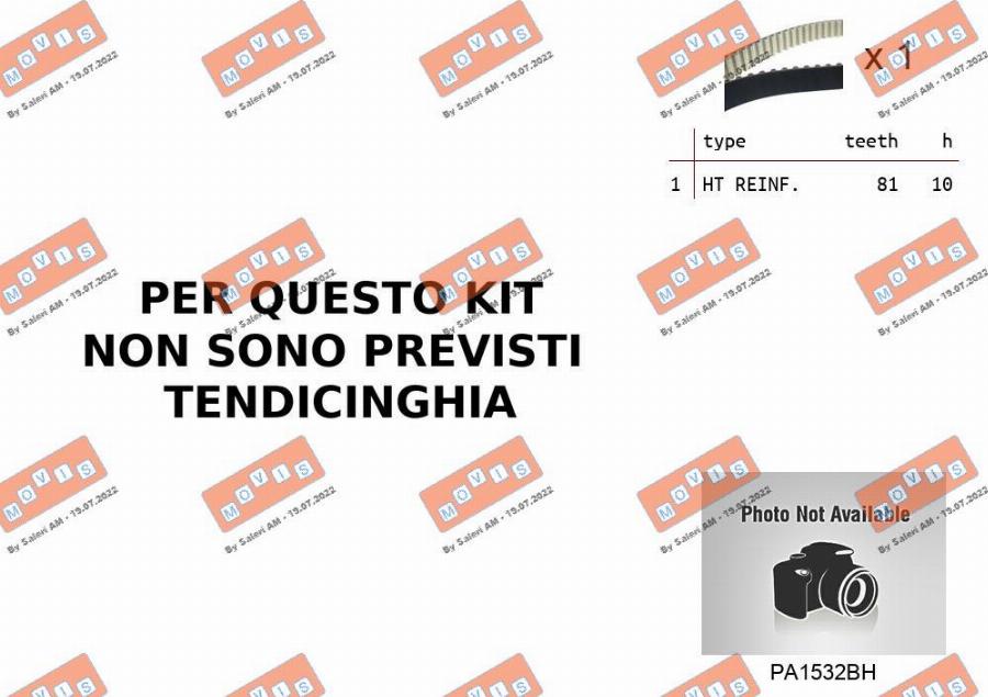 MOVIS ASTK0B02PA2 - Pompa acqua + Kit cinghie dentate www.autoricambi360.it