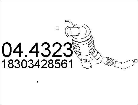 MTS 04.4323 - Catalizzatore www.autoricambi360.it