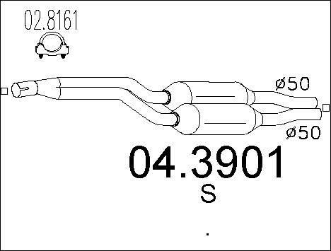 MTS 04.3901 - Catalizzatore www.autoricambi360.it