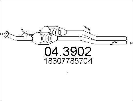 MTS 04.3902 - Catalizzatore www.autoricambi360.it
